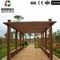 pergola matérielle de 2.2M Bamboo Pergola Wood avec le Decking composé Uvproof